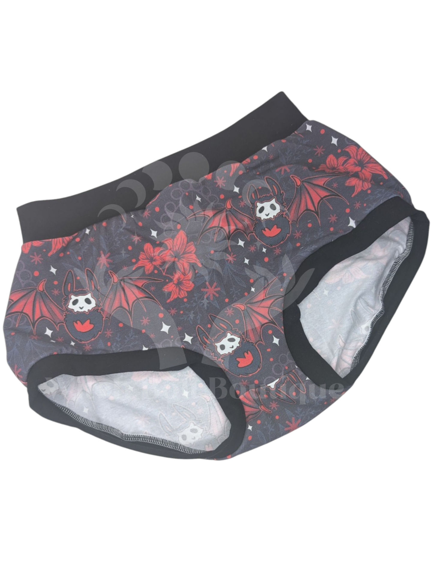 Red Bat Period Underwear (READ DESCRIPTION)