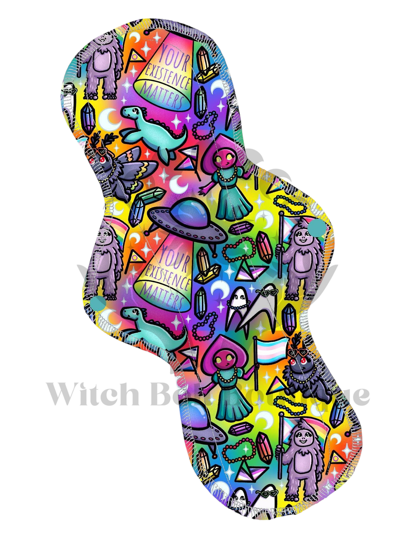 Pride Cryptids Cloth Pad