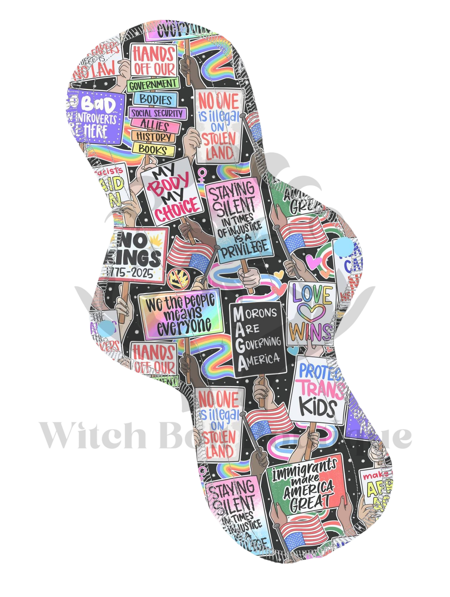 Protest Signs Cloth Pad