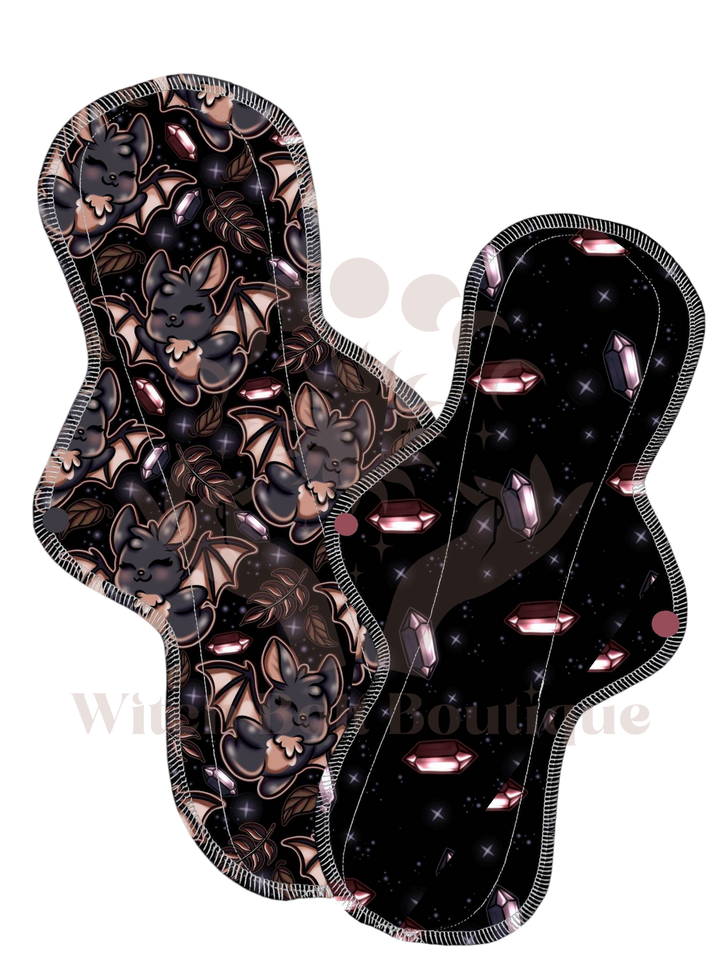 Fall Bats/Crystals Duo Cloth Pad