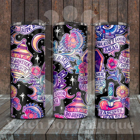 Resist Tattoos B Tumbler