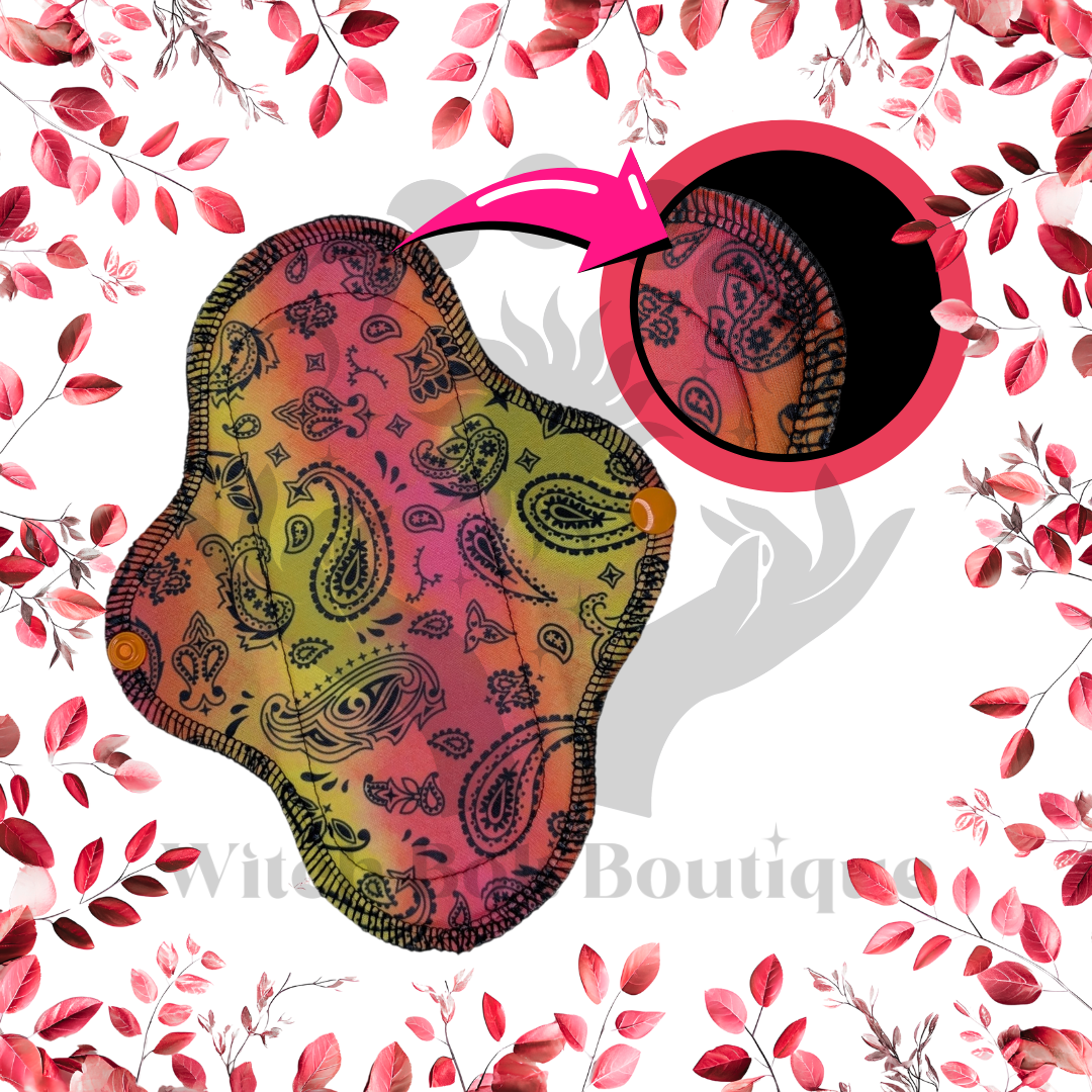 Discounted WHOOPSIE Cloth Pad (Sunset Paisley)