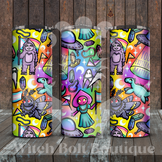 Pride Cryptids Tumbler