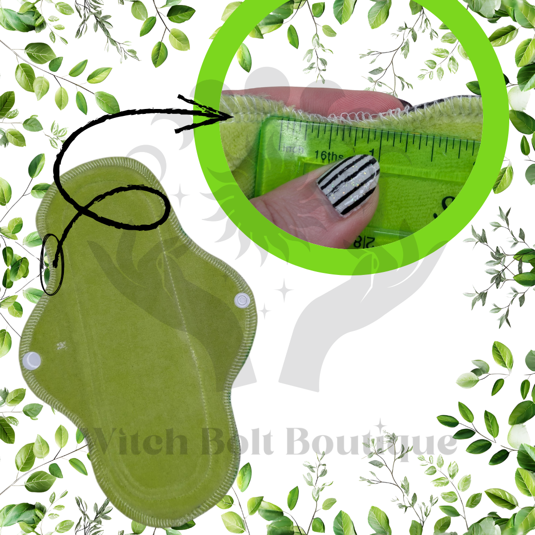 Discounted WHOOPSIE Cloth Pad (Lime Green)