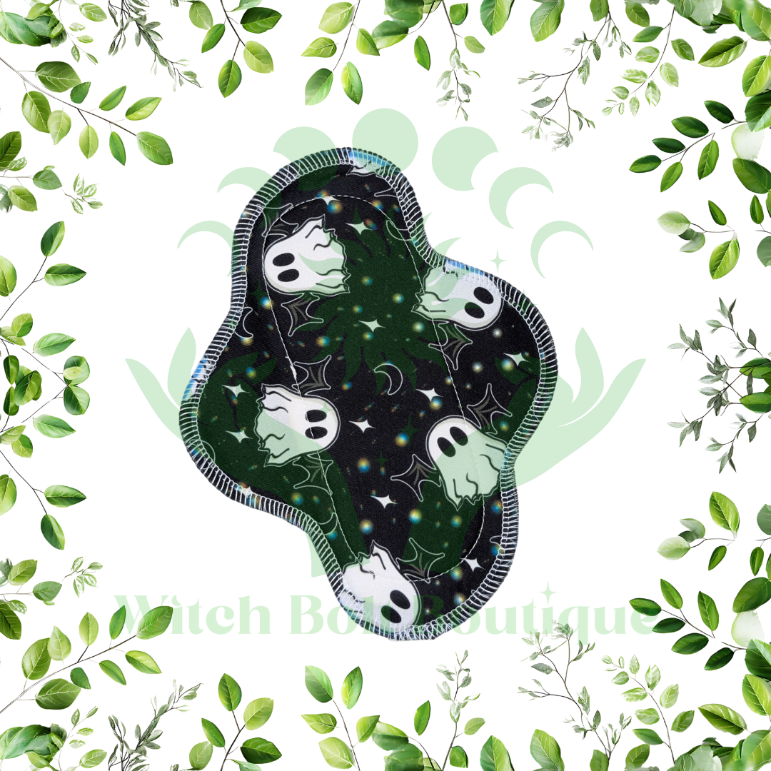 Discounted WHOOPSIE Cloth Pad (Bat Wing Ghost)