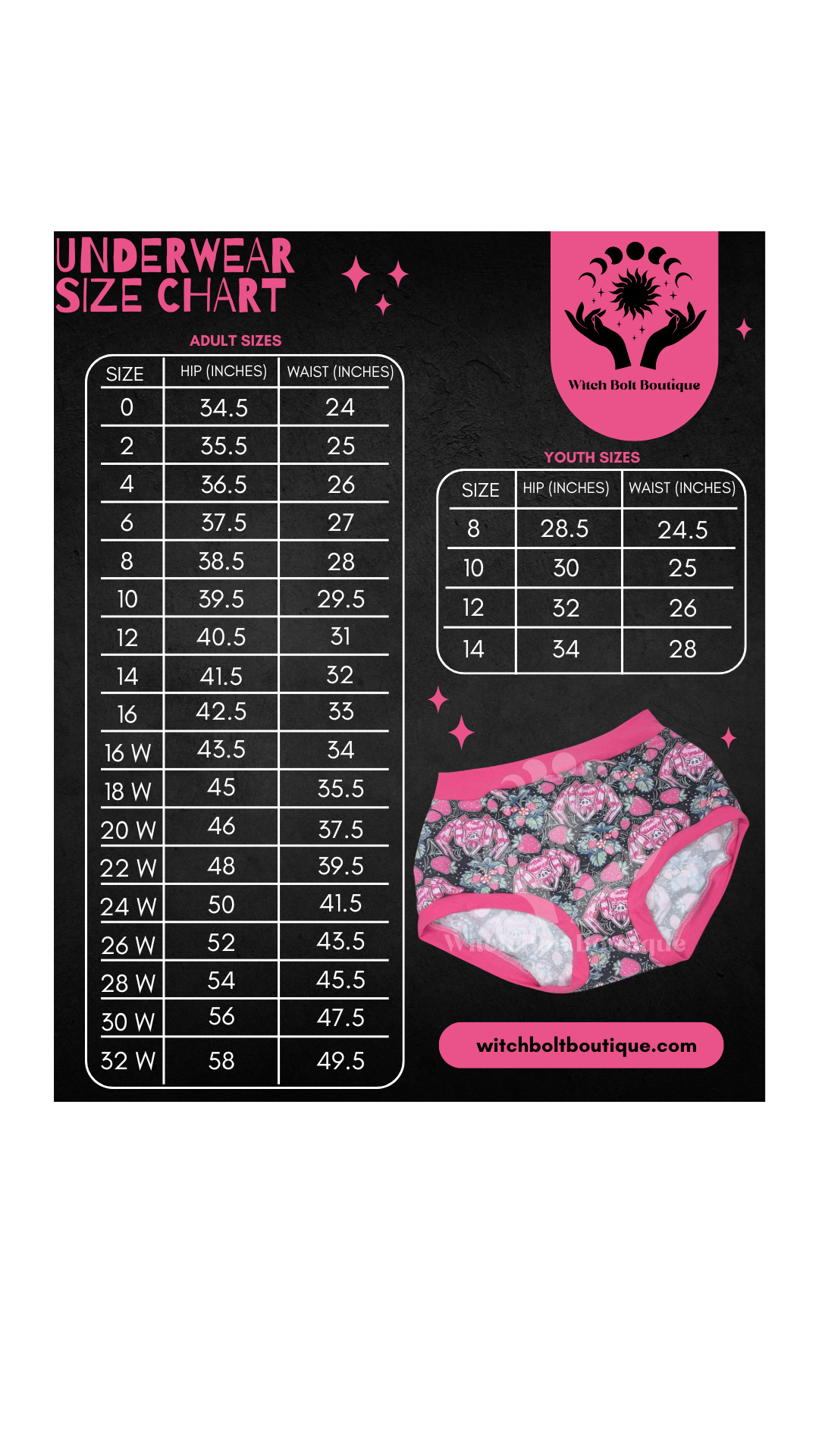 Red Bat Period Underwear (READ DESCRIPTION)