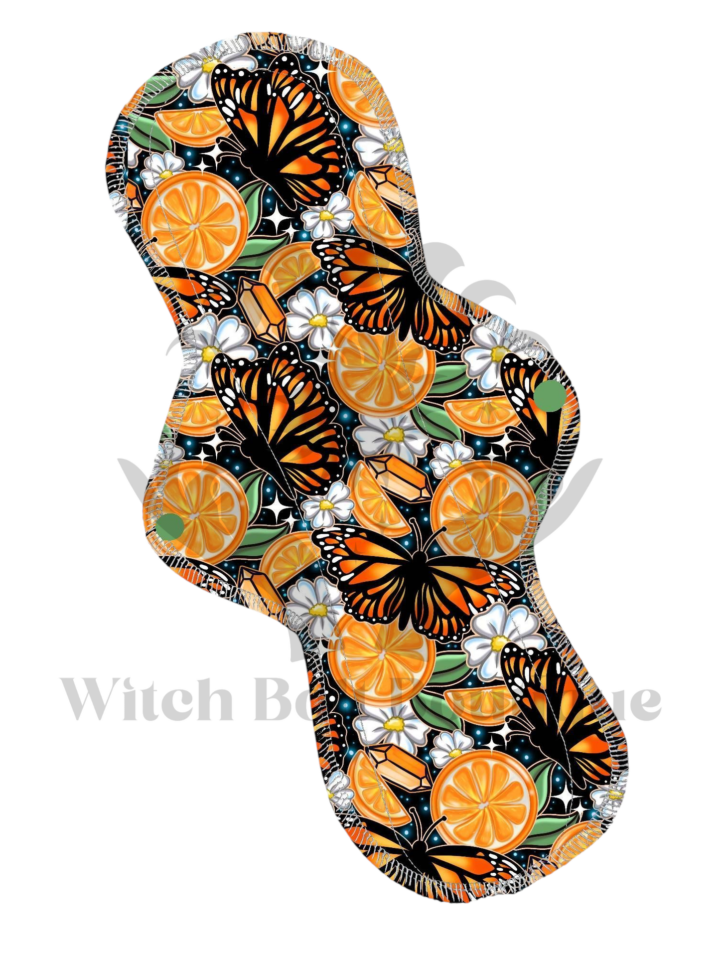 Orange Butterfly Cloth Pad
