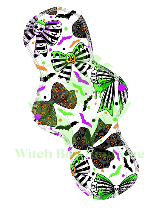 Bone Chilling Bows Cloth Pad