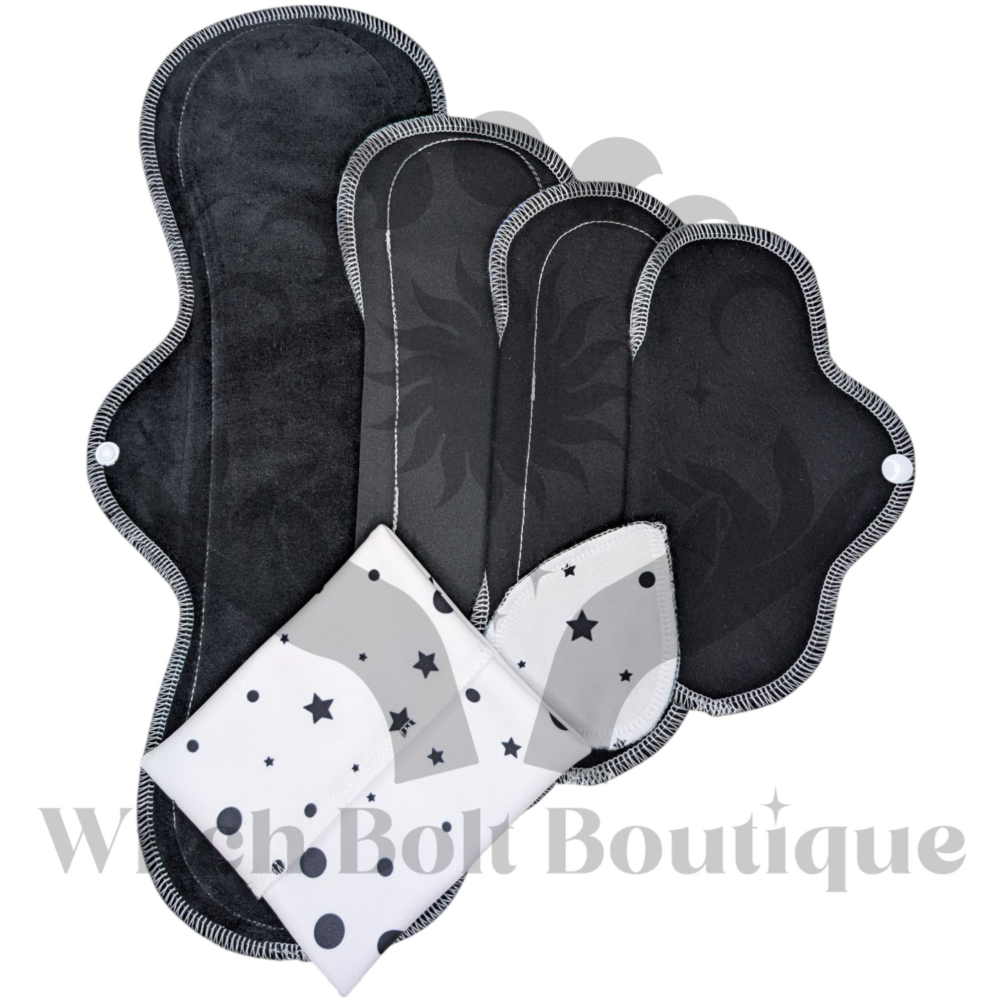 6 Piece Cloth Pad Starter Kit