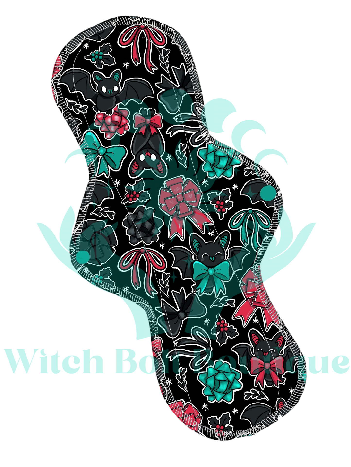 Bats and Bows Cloth Pad