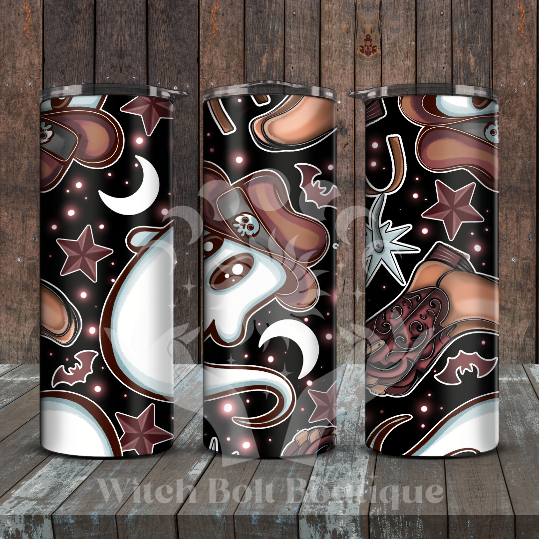 Spirits Spurs and BOOts Tumbler