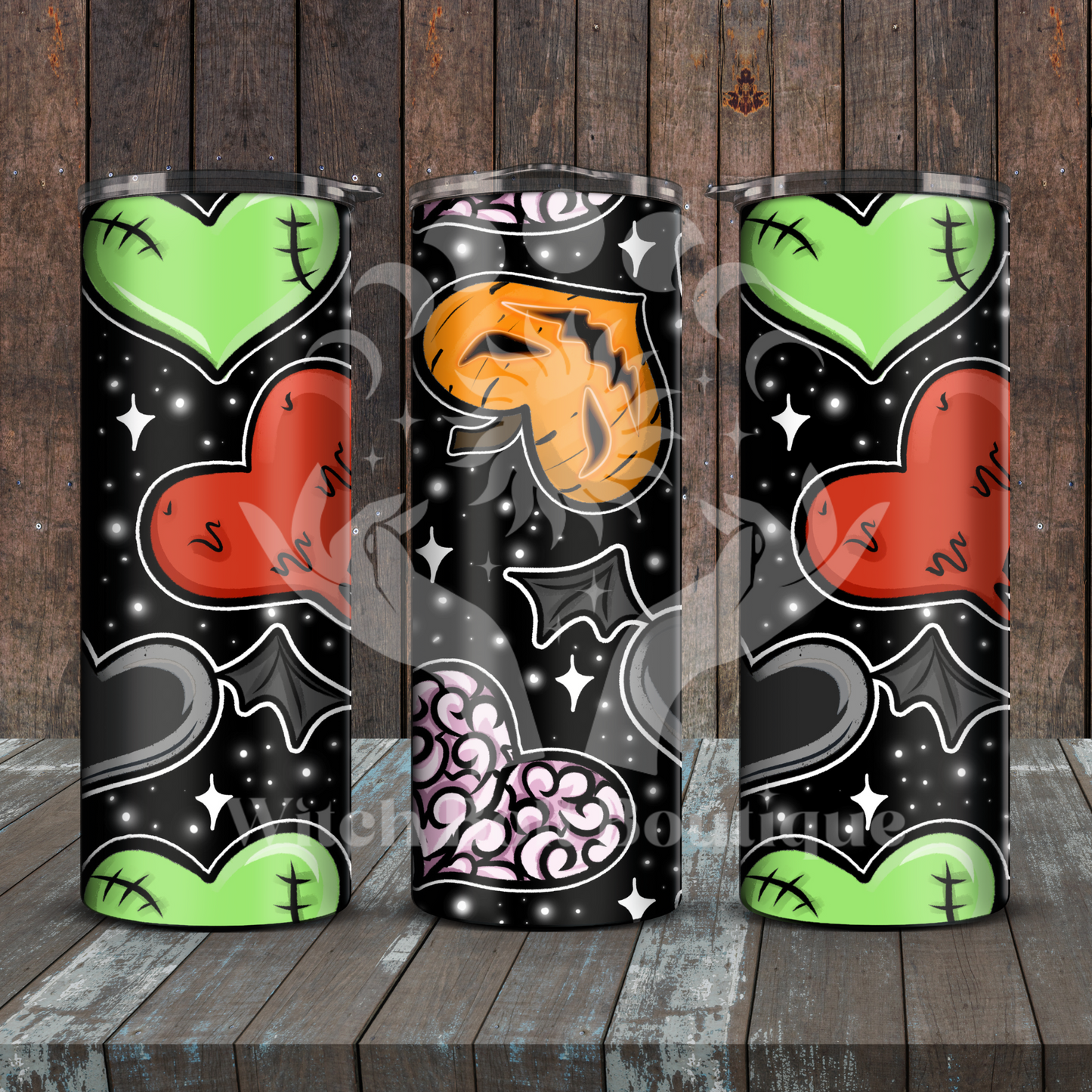 Halloween Hearts Tumbler