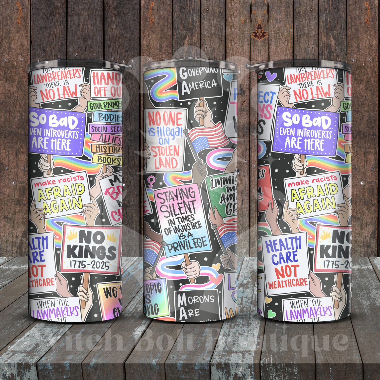 Political Signs Tumbler