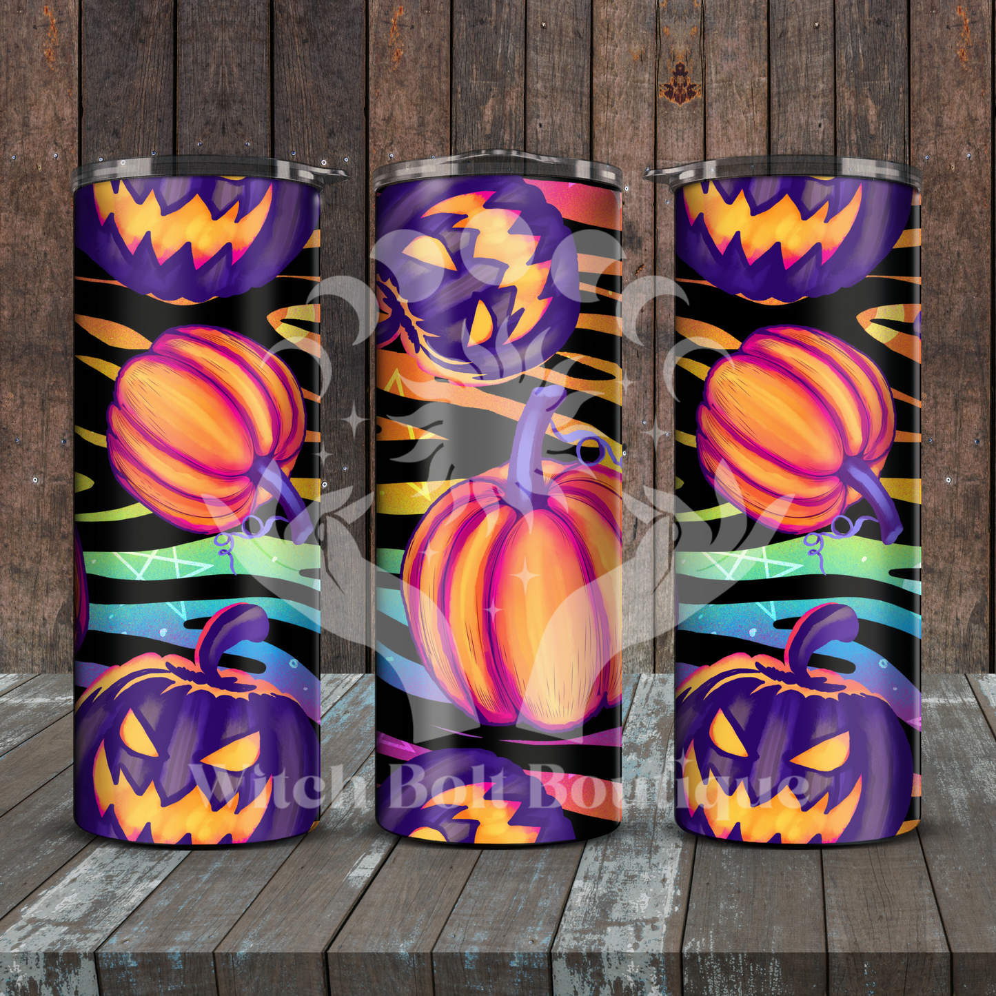 Glowing Pumpkins Tumbler