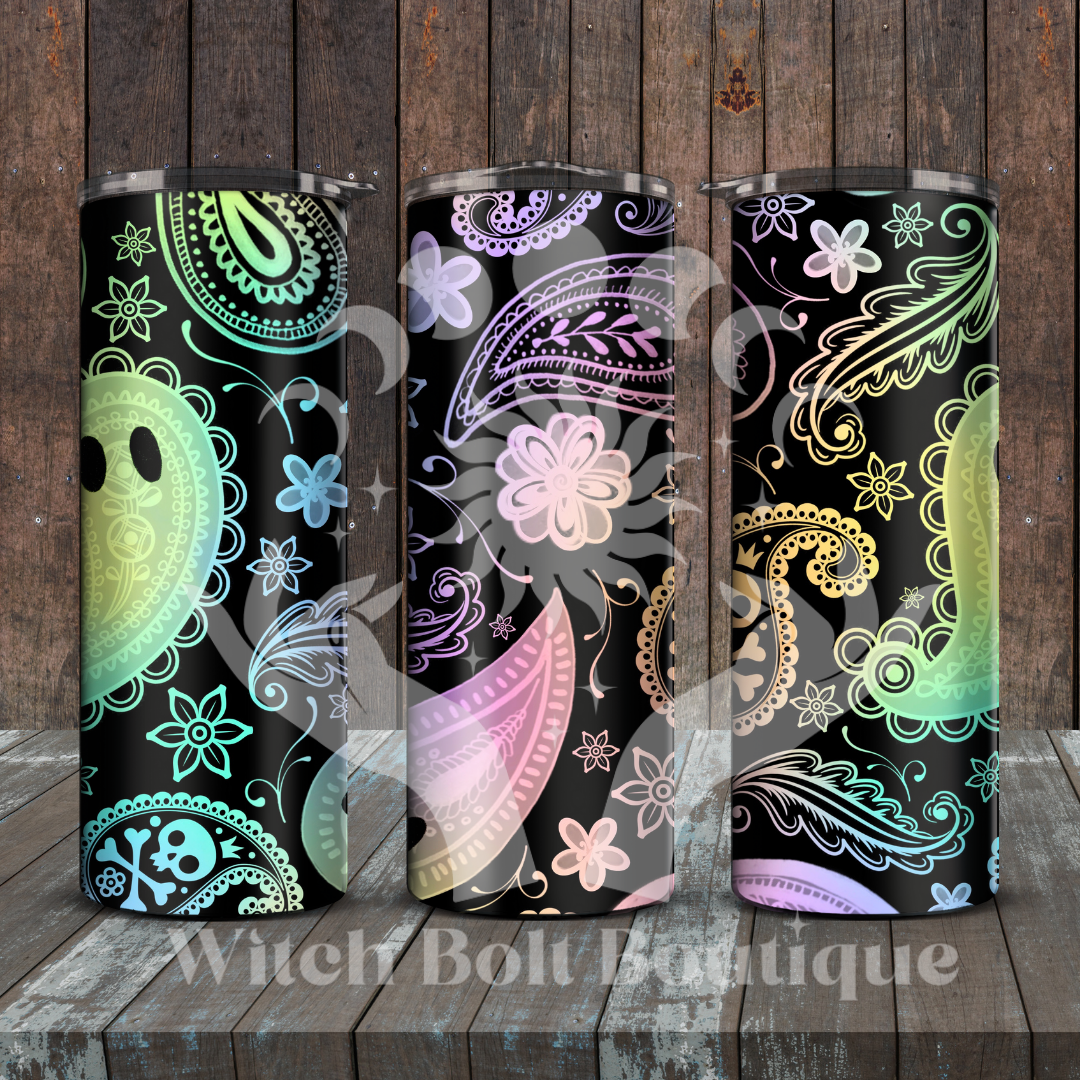 Paisley Poltergeist Tumbler