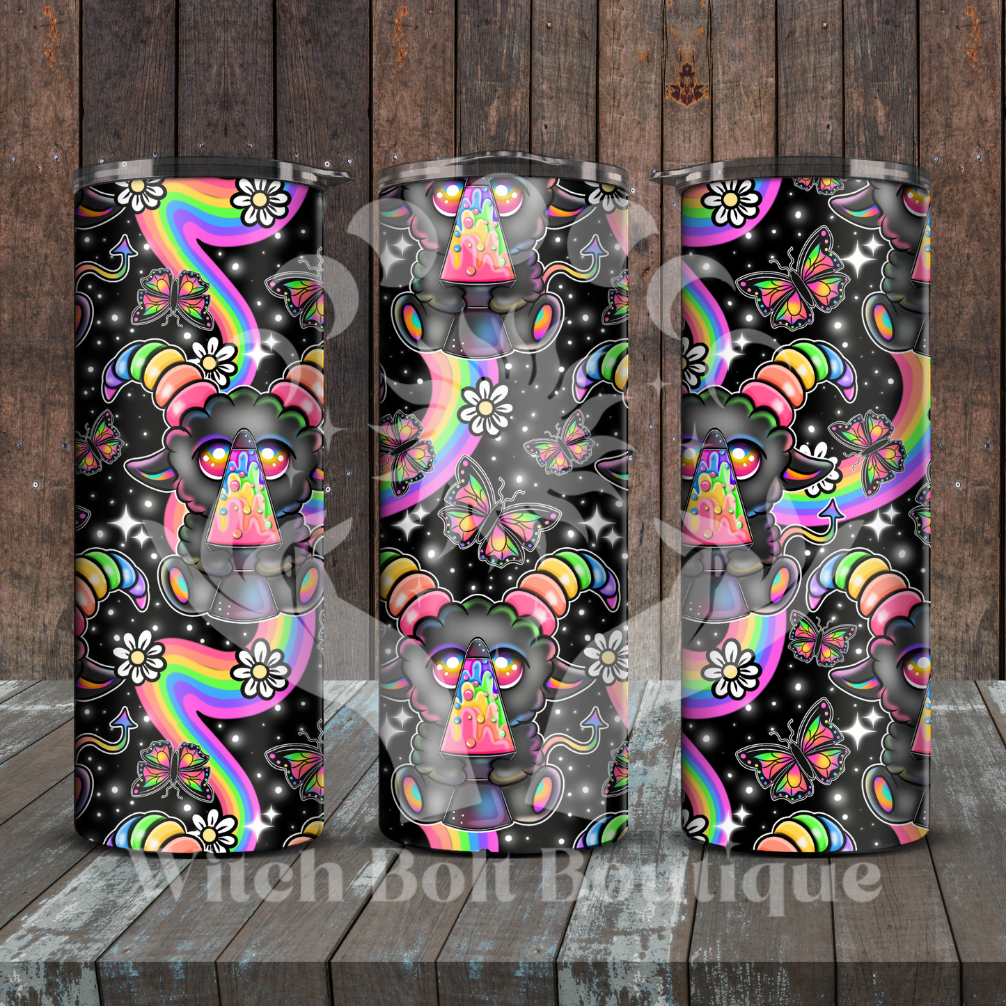 Rainbow Baph Tumbler