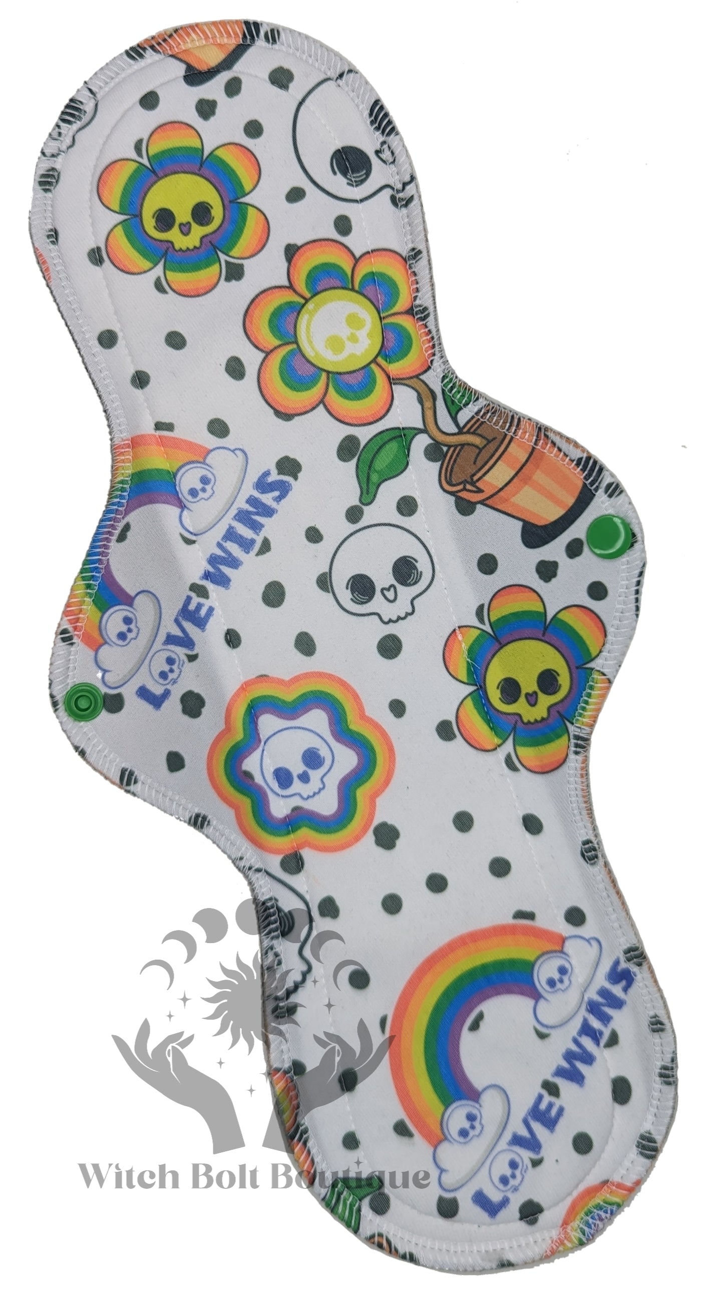 Love Wins Skulls Cloth Pad