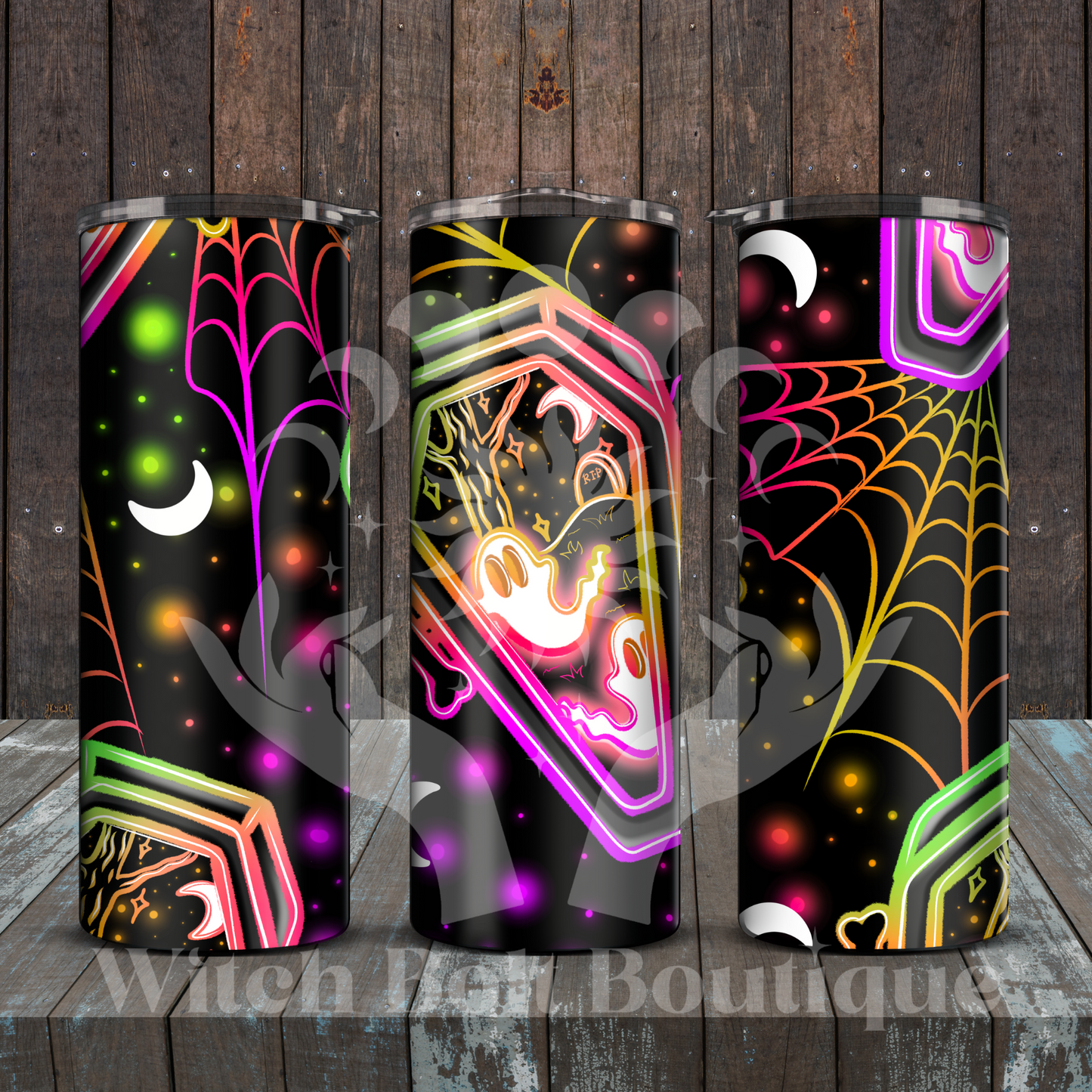 Neon Coffins Tumbler