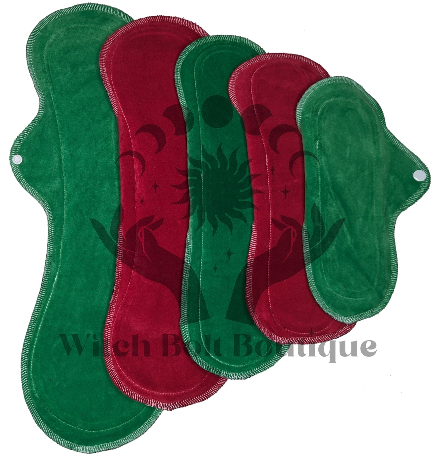 Solid Christmas Cloth Pad (Velour)