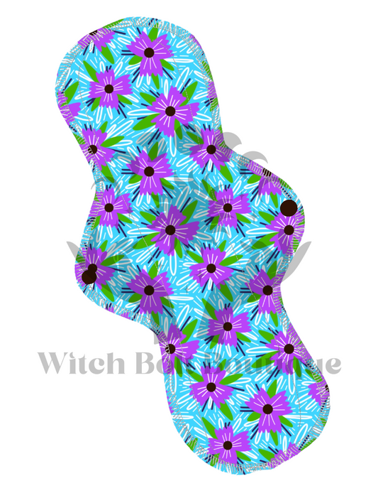 Purple Wildflowers Cloth Pad