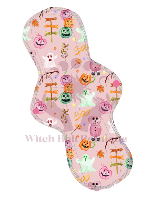 Pink Halloween Cloth Pad