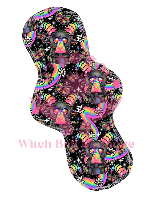 Rainbow Baph Cloth Pad