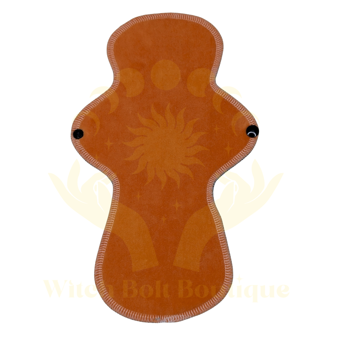 Solid Bold Orange Cloth Pad