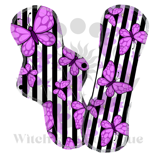 Butterfly Stripes Cloth Pad